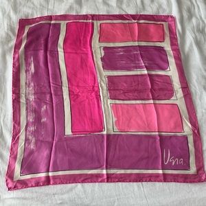 Vintage Pink / Purple Color Block Vera Scarf